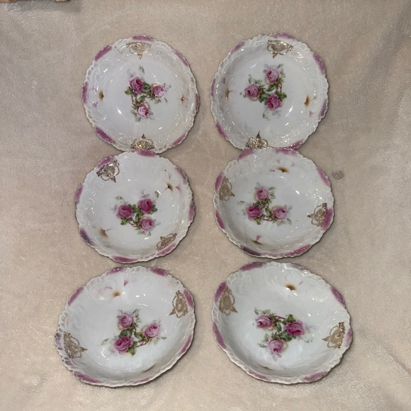 Johann Haviland Bavaria Germany Other - Bavaria Germany set of 6 bowls